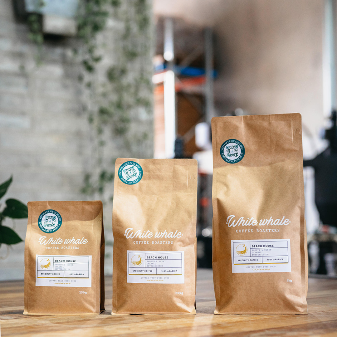 Beach house speciality coffee beans 3 sizes 