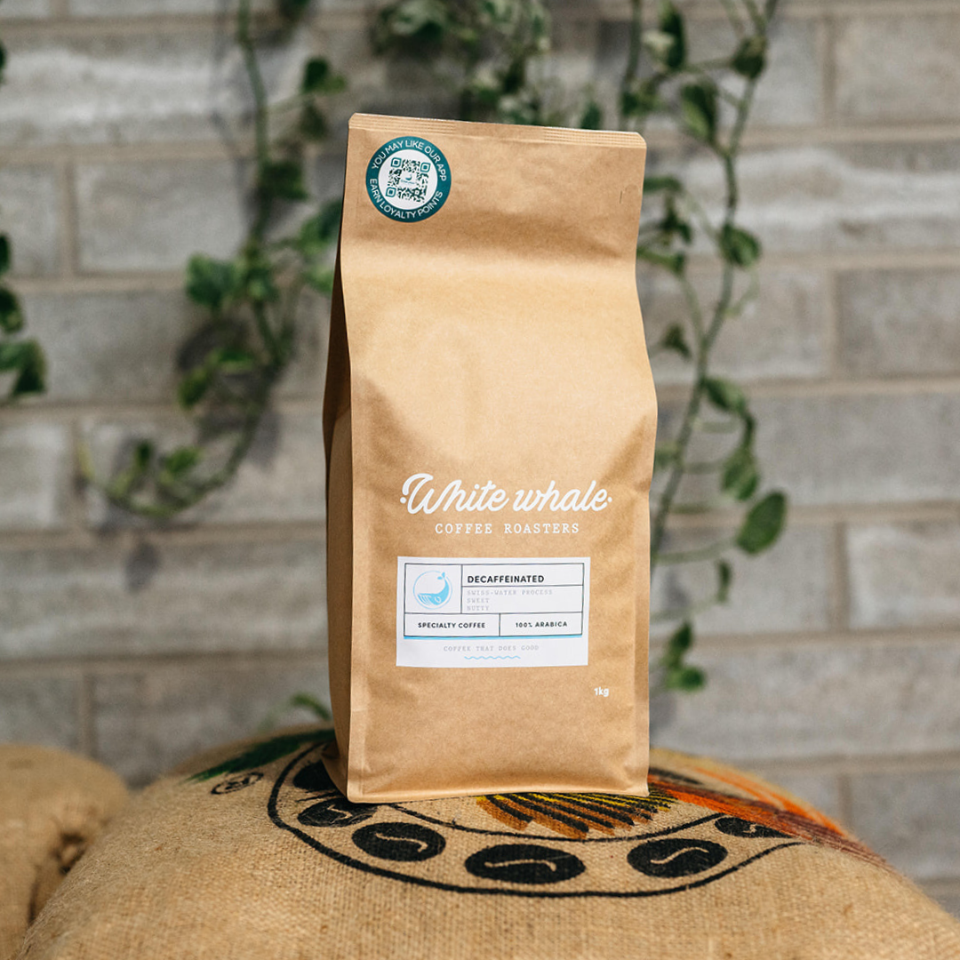 Decaffeinated specialty coffee beans