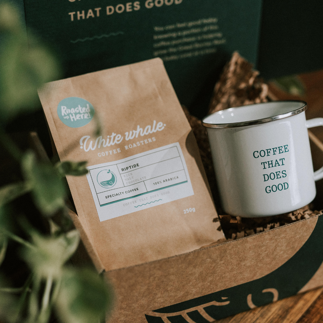 The Coffee bean and Enamel Mug Box